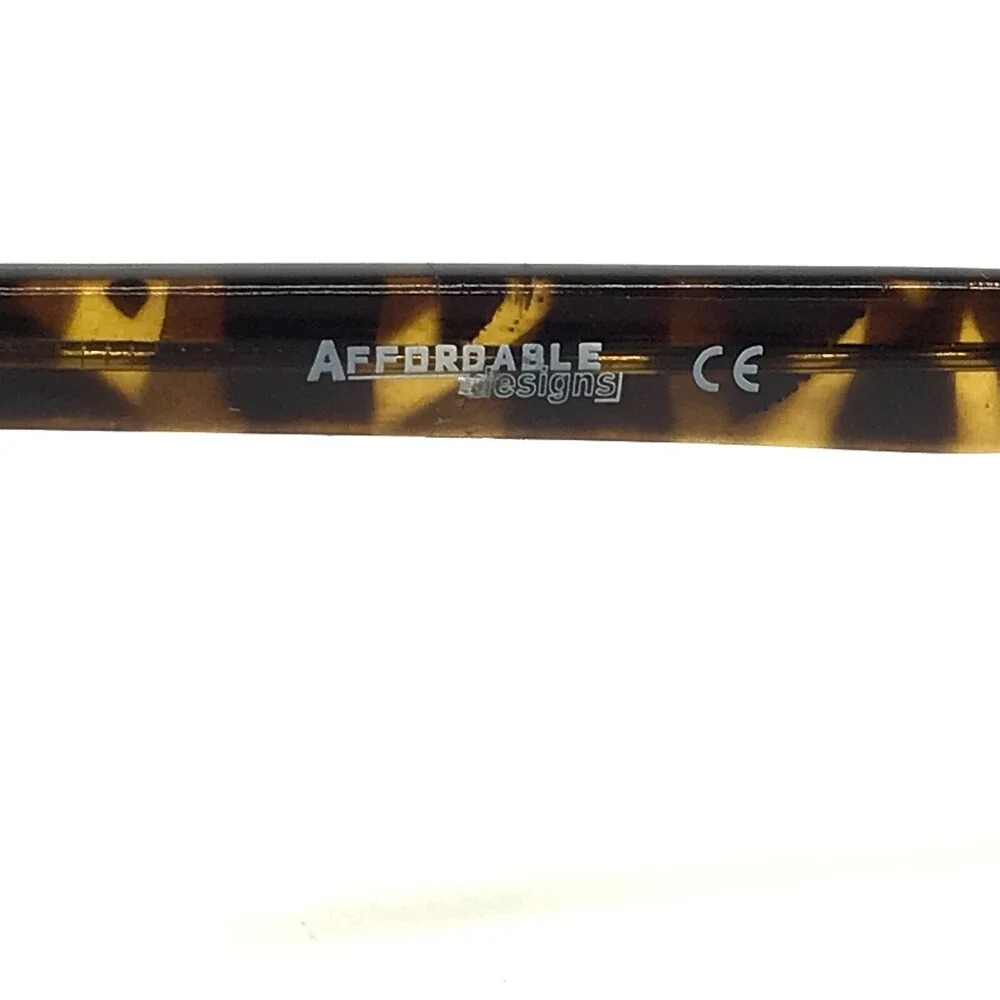 Affordable Designs Eyeglasses Frames HARRY BLUE TORTOISE Square 52-19-145